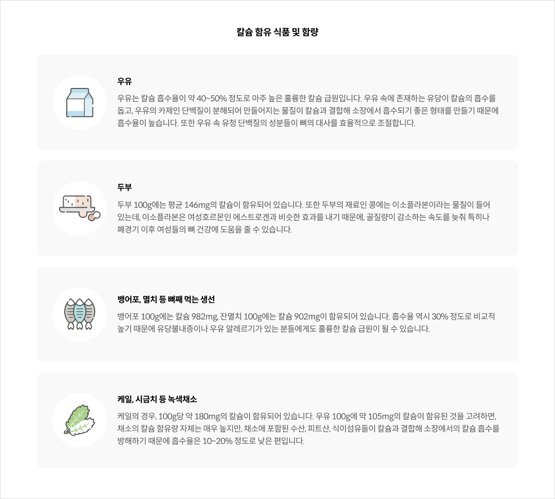 mgz_bone_img1_pc.png 칼슘 함유 식품 및 함량